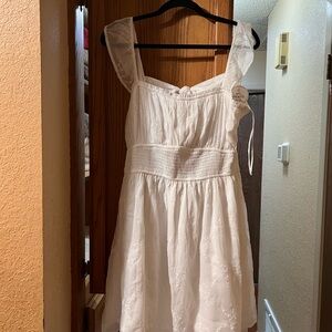 Hollister White Mini Dress